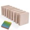 (8-Pack) - 4” x 4” Wooden Blocks for Crafts - 1-Inch Thick Square MDF Blocks - Smooth Surface with Wood Grain Pattern - Highly Customizable Blank Wood Squares